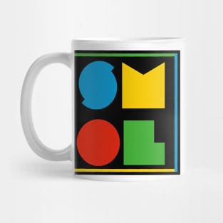 SMOL Logo Color Block - black Mug